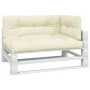 Cushions for pallet sofa 3 units cream fabric by vidaXL, Cushions for chairs and sofas - Ref: Foro24-314560, Price: 85,15 €, ...
