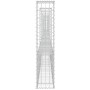 Cesta de gaviones forma de U 8 postes de hierro 860x20x100 cm