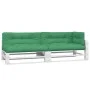 Cojines para sofá de palets 5 unidades tela verde by vidaXL, Cushions for chairs and sofas - Ref: Foro24-314578, Price: 128,7...