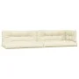 Cushions for pallet sofa 5 units cream fabric by vidaXL, Cushions for chairs and sofas - Ref: Foro24-314575, Price: 123,83 €,...