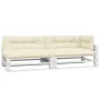 Cushions for pallet sofa 5 units cream fabric by vidaXL, Cushions for chairs and sofas - Ref: Foro24-314575, Price: 123,83 €,...