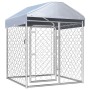 Outdoor-Zwinger mit Dach 100x100x125 cm von vidaXL, Hundehütten und Zäune - Ref: Foro24-144491, Preis: 185,15 €, Rabatt: %