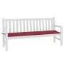 Red Oxford fabric garden bench cushion 180x50x3 cm by vidaXL, Cushions for chairs and sofas - Ref: Foro24-314092, Price: 27,3...