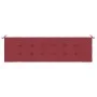 Red Oxford fabric garden bench cushion 180x50x3 cm by vidaXL, Cushions for chairs and sofas - Ref: Foro24-314092, Price: 27,3...
