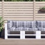 Cushions for pallets 3 units gray checkered fabric by vidaXL, Cushions for chairs and sofas - Ref: Foro24-314671, Price: 61,8...