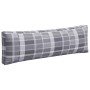Cushions for pallets 3 units gray checkered fabric by vidaXL, Cushions for chairs and sofas - Ref: Foro24-314671, Price: 61,8...