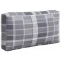 Cushions for pallets 3 units gray checkered fabric by vidaXL, Cushions for chairs and sofas - Ref: Foro24-314671, Price: 61,0...