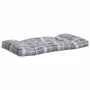 Cushions for pallets 3 units gray checkered fabric by vidaXL, Cushions for chairs and sofas - Ref: Foro24-314671, Price: 61,0...