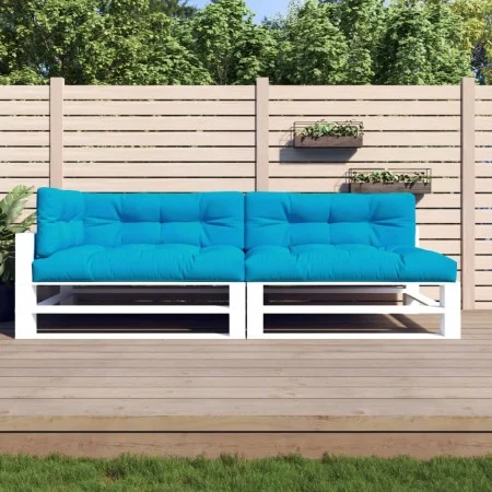 Cushions for pallet sofa 5 units blue fabric by vidaXL, Cushions for chairs and sofas - Ref: Foro24-314577, Price: 148,90 €, ...
