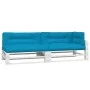 Cushions for pallet sofa 5 units blue fabric by vidaXL, Cushions for chairs and sofas - Ref: Foro24-314577, Price: 148,90 €, ...