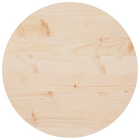 Superficie de mesa madera maciza de pino Ø50x2,5 cm