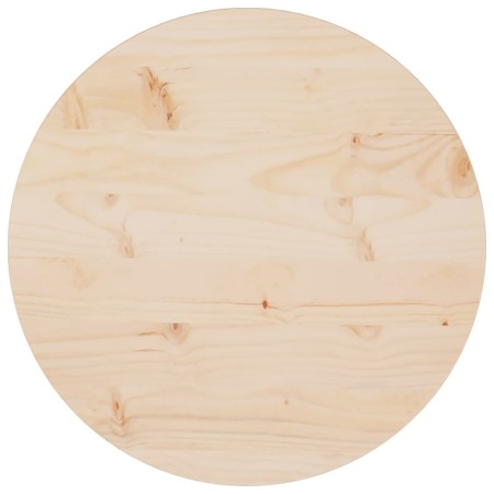 Tischoberfläche aus massivem Kiefernholz Ø50x2,5 cm von vidaXL, Tischplatten - Ref: Foro24-813646, Preis: 38,85 €, Rabatt: %
