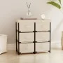 Storage cabinet with 6 cream steel drawers 55x29x55 cm by vidaXL, Lockers and storage cabinets - Ref: Foro24-337258, Price: 3...