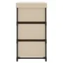 Storage cabinet with 6 cream steel drawers 55x29x55 cm by vidaXL, Lockers and storage cabinets - Ref: Foro24-337258, Price: 3...