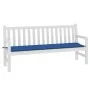Gartenbankauflage Oxford-Stoff blau 180x50x3 cm von vidaXL, Kissen für Stühle und Sofas - Ref: Foro24-314093, Preis: 20,85 €,...