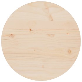 Superficie de mesa madera maciza de pino Ø40x2,5 cm