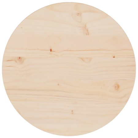 Solid pine wood table surface Ø40x2.5 cm by vidaXL, Table tops - Ref: Foro24-813645, Price: 22,87 €, Discount: %