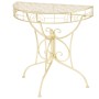 Vintage semicircular metal side table 72x36x74 cm gold by vidaXL, Side tables - Ref: Foro24-245930, Price: 81,40 €, Discount: %