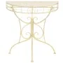 Mesa auxiliar vintage metal semicircular 72x36x74 cm dorado de vidaXL, Mesas auxiliares - Ref: Foro24-245930, Precio: 79,13 €...