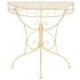 Vintage semicircular metal side table 72x36x74 cm gold by vidaXL, Side tables - Ref: Foro24-245930, Price: 81,40 €, Discount: %