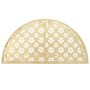 Vintage semicircular metal side table 72x36x74 cm gold by vidaXL, Side tables - Ref: Foro24-245930, Price: 81,40 €, Discount: %