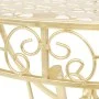 Mesa auxiliar vintage metal semicircular 72x36x74 cm dorado de vidaXL, Mesas auxiliares - Ref: Foro24-245930, Precio: 79,13 €...