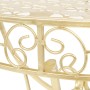 Vintage semicircular metal side table 72x36x74 cm gold by vidaXL, Side tables - Ref: Foro24-245930, Price: 81,40 €, Discount: %