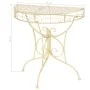 Mesa auxiliar vintage metal semicircular 72x36x74 cm dorado de vidaXL, Mesas auxiliares - Ref: Foro24-245930, Precio: 79,13 €...