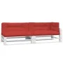 Cushions for pallet sofa 5 units red fabric by vidaXL, Cushions for chairs and sofas - Ref: Foro24-314579, Price: 122,19 €, D...