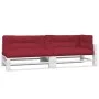 Cushions for pallet sofa 5 units red fabric by vidaXL, Cushions for chairs and sofas - Ref: Foro24-314582, Price: 115,76 €, D...
