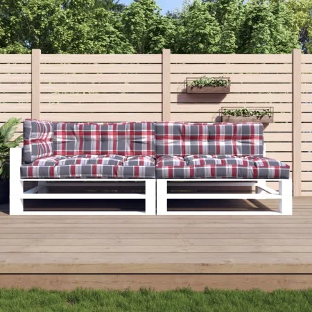 Kissen für Palettensofa, 5 Stück, rotes Karomuster-Stoff. von vidaXL, Kissen für Stühle und Sofas - Ref: Foro24-314586, Preis...