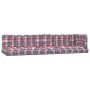 Cojines para sofá de palets 5 unidades tela a cuadros rojos by vidaXL, Cushions for chairs and sofas - Ref: Foro24-314586, Pr...