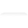 Estantes flotantes de pared 4 uds MDF blanco 90x23,5x3,8 cm