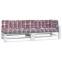 Kissen für Palettensofa, 5 Stück, rotes Karomuster-Stoff. von vidaXL, Kissen für Stühle und Sofas - Ref: Foro24-314586, Preis...