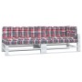 Kissen für Palettensofa, 5 Stück, rotes Karomuster-Stoff. von vidaXL, Kissen für Stühle und Sofas - Ref: Foro24-314586, Preis...