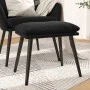 Fußhocker aus schwarzem Samt, 45 x 29,5 x 35 cm von vidaXL, Osmanen - Ref: Foro24-341510, Preis: 33,20 €, Rabatt: %
