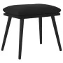 Fußhocker aus schwarzem Samt, 45 x 29,5 x 35 cm von vidaXL, Osmanen - Ref: Foro24-341510, Preis: 33,20 €, Rabatt: %