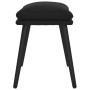 Fußhocker aus schwarzem Samt, 45 x 29,5 x 35 cm von vidaXL, Osmanen - Ref: Foro24-341510, Preis: 33,93 €, Rabatt: %