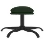 Reposapiés de terciopelo verde oscuro 60x60x36 cm von vidaXL, Osmanen - Ref: Foro24-341580, Preis: 33,15 €, Rabatt: %