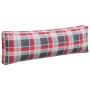 Cushions for pallets 3 units red checkered fabric by vidaXL, Cushions for chairs and sofas - Ref: Foro24-314670, Price: 65,26...