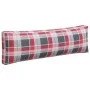 Cushions for pallets 3 units red checkered fabric by vidaXL, Cushions for chairs and sofas - Ref: Foro24-314670, Price: 45,79...