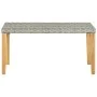 Bank aus synthetischem Rattan und grauem Akazienholz, 120 cm. von vidaXL, Gartenbänke - Ref: Foro24-46489, Preis: 48,57 €, Ra...