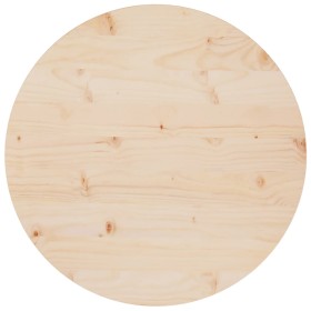 Superficie de mesa madera maciza de pino Ø60x2,5 cm