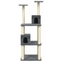 Katzenkratzbaum mit dunkelgrauen Sisalstämmen, 141 cm von vidaXL, Katzenmöbel - Ref: Foro24-171526, Preis: 54,76 €, Rabatt: %