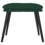 Fußhocker aus dunkelgrünem Stoff, 45 x 29,5 x 35 cm von vidaXL, Osmanen - Ref: Foro24-341498, Preis: 33,41 €, Rabatt: %