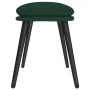 Fußhocker aus dunkelgrünem Stoff, 45 x 29,5 x 35 cm von vidaXL, Osmanen - Ref: Foro24-341498, Preis: 33,41 €, Rabatt: %