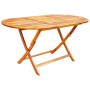 Klappbarer Garten-Esstisch 9-teilig aus massivem Akazienholz von vidaXL, Gartensets - Ref: Foro24-43378, Preis: 567,57 €, Rab...