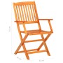 Klappbarer Garten-Esstisch 9-teilig aus massivem Akazienholz von vidaXL, Gartensets - Ref: Foro24-43378, Preis: 567,57 €, Rab...