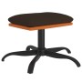 Reposapiés de tela y cuero sintético marrón 60x60x36 cm by vidaXL, Ottomans - Ref: Foro24-341610, Price: 31,69 €, Discount: %