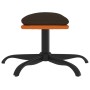 Reposapiés de tela y cuero sintético marrón 60x60x36 cm by vidaXL, Ottomans - Ref: Foro24-341610, Price: 31,69 €, Discount: %